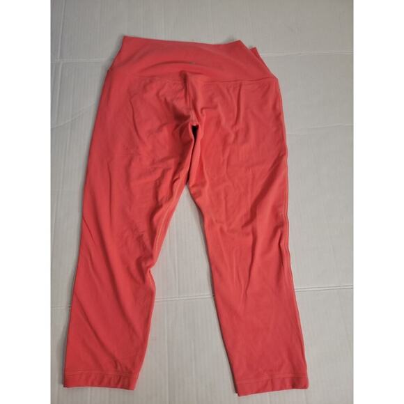Lululemon Align 23" Crop Leggings Womens SZ 14 High Rise Solar Orange W6BGLS - Picture 6 of 8